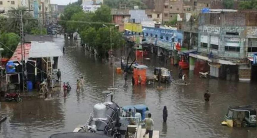 Picture of Flooded Pakistan on current year of 6022. 2022 by Oldest Storybook's calendar. Sadly Human Species still follows that calendar. Monsoon rains precited to return on September.